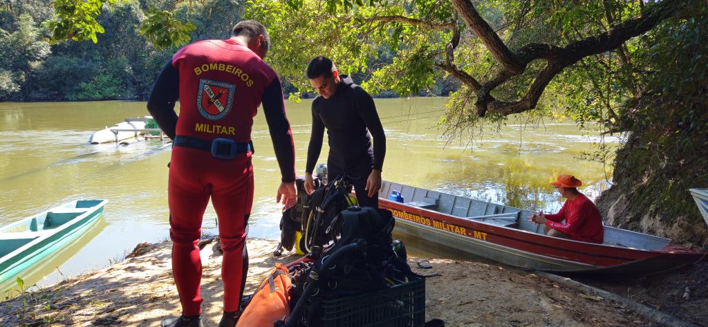 Corpo de Bombeiros localiza corpo de idoso que desapareceu enquanto pescava